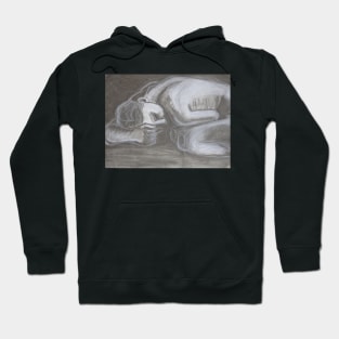 Sad Danaid - Female Nude Hoodie